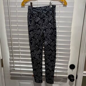 Reebok Gray and Black Leggings